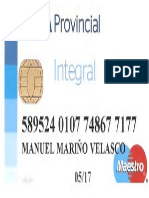 Tarjeta Provincial Visa -7177 Front (2017.05)