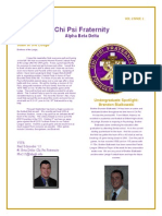 Chi Psi Alumni Newsletter October 2013