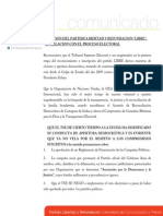 Posicionamiento Ante El Proceso Electoral