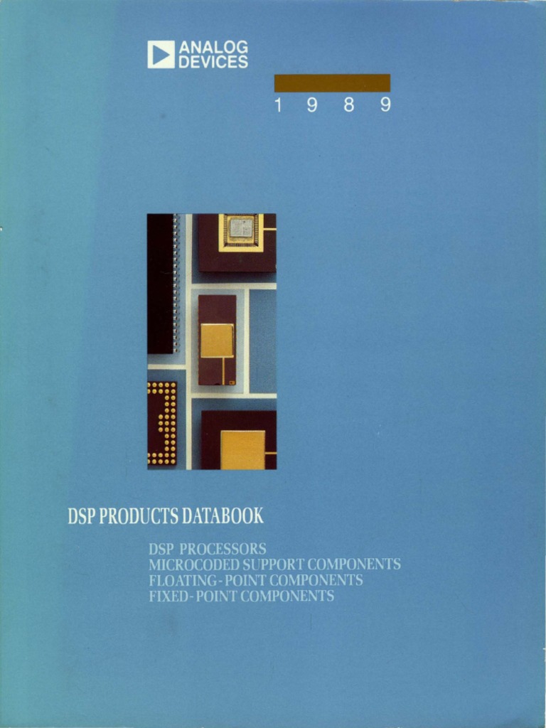 1989 Analog Devices DSP Products Databook | PDF | C (Programming