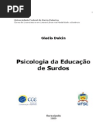 PSICOLOGIA DA EDUCAÇÃO DE SURDOS