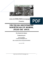 Tácticas defensivas soviéticas en Kursk - David Glantz