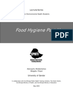 Food Hygiene Part II: For Environmental Health Students