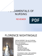 Fundamentals of Nursing: Reviewer