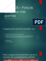 Aula 05 - Forças Externas Nas Pontes - Carga Permanente