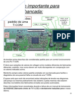 Tensões padrão Pci T-CON bancada