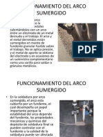 Funcionamiento Del Arco Sumergido. Roger