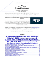 Orissa Flood Alert Jul 15 09