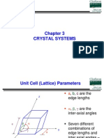 Lecture 4 - Crystal Systems