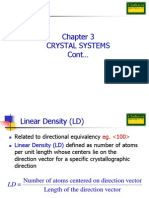 Lecture 5 - Crystal Systems and Polymers