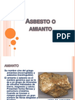 Amianto: Características y usos