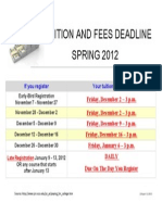 Tuition and Fees Deadline