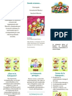 Triptico Catequesis