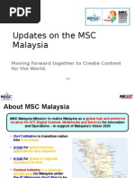 Download Updates on the MSC Malaysia Digital Content Industry by Creative Malaysia SN17463966 doc pdf