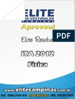 Prova Resolvida ITA_2012-Fisica
