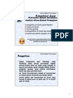 X Analisis Aliran Bawah Permukaan