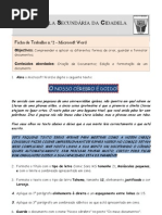 Ficha de Trabalho ITICword_n-2
