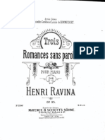 Ravina-op95-Trois Romances Sans Paroles