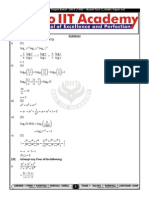 Rao IIT Academy Target Batch 2015 HSC Board Test 1 Maths Paper Sol