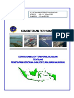 KP 414 Tahun 2013 TTG Rencana Induk Pelabuhan Nasional
