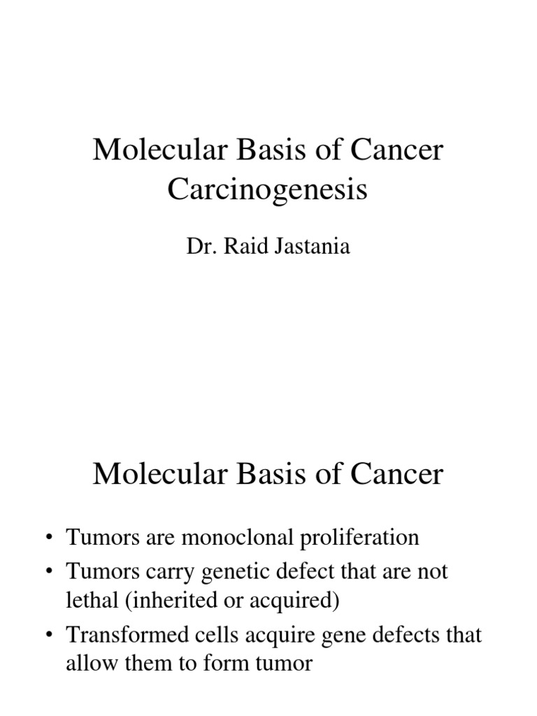 Molecular Mechanisms of Carcinogenesis | PDF | Carcinogenesis | Cancer