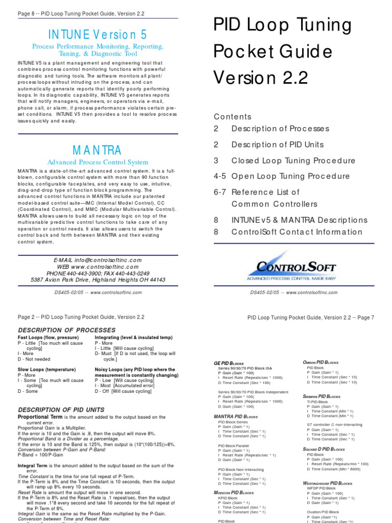 Pid Tuning Guide | PDF | Control Theory | Systems Engineering