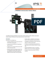 FBM222, Redundant PROFIBUS Communication Interface Module