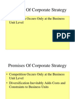 Premises Corporate Strategy