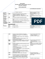 Programul manifestarilor consacrate Hramului Chisinaului