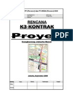 Rencana K3 Kontrak Proyek Pembangunan Flyover Cengkareng