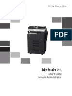 Konica Minola Bizhub 215 Network Administration EN