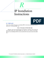 PHP Installation Instructions: R.1 PHP For IIS