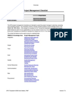Project Management Checklist