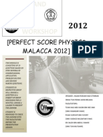 SPM PHYSICS Perfec Score Melaka 2012