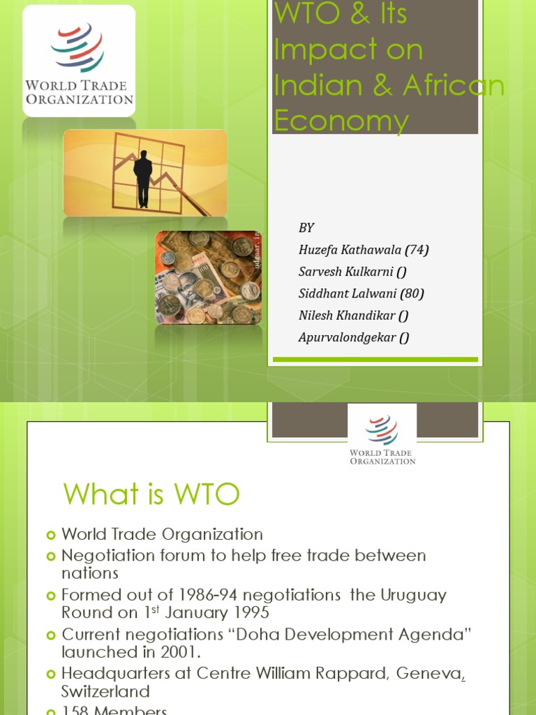 WTO's Impact on India & Africa | PDF