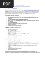 Download Spesifikasi Minimum Untuk Windows XP by agunggumilar SN174704731 doc pdf