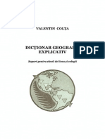 Dictionar geografic explicativ