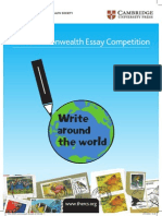 CW Essay Competition Booklet 2013