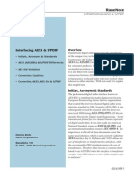 Interfacing AES3 and SPDIF