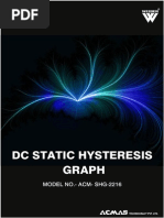 DC Static Hysteresis Graph
