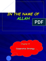 Chapter 9 Cooperative Strategy
