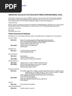 Download Nursing Care Plan for Herniated Nucleus Pulposus Ruptured Inter Vertebral Disc by jhonroks SN17471588 doc pdf