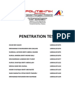 Penetration Test: Civil Engineering Programme CC304 - Geotechnics 1