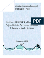 Revisão da NBR 12.20992 – Elaboração de Projetos Hidráulico-Sanitarios de Estações de Tratamento de Esgoto MR_23-09_Americo_Sampaio.pdf