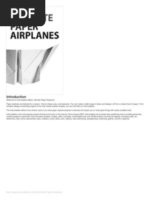 Ultimate Paper Airplanes Industries Aircraft