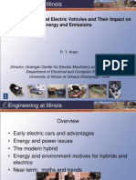 Emerging Hybrid and Electric Vehicles and Their Impact On Energy and Emissions