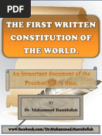The First Written Constitution of the World