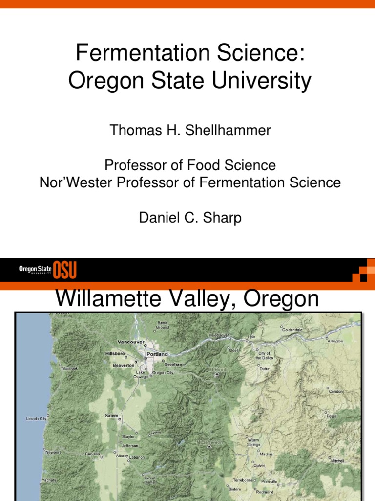 Fermentation Science OSU's Leadership in Hop Research and Brewing