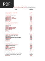 Movie List | PDF | Brad Pitt | American Film Actors