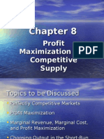 Profit Maximization and Competitive Supply